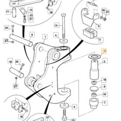 232/01801 NEXGEN Polyamidová vymedzovacia podložka JCB mini