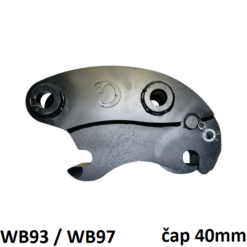 Mechanický rýchloupínak Komatsu WB93 / WB97 40mm