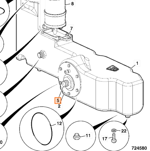 32/925574 OEM Hydraulický filter nádrže (sací) JCB MICRO, 8010 - Image 3