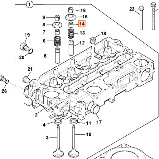 02/203213 NEXGEN Gufero ventilu JCB