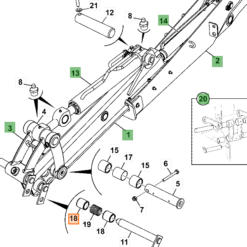 35x45x45 Puzdro JCB 232/03906