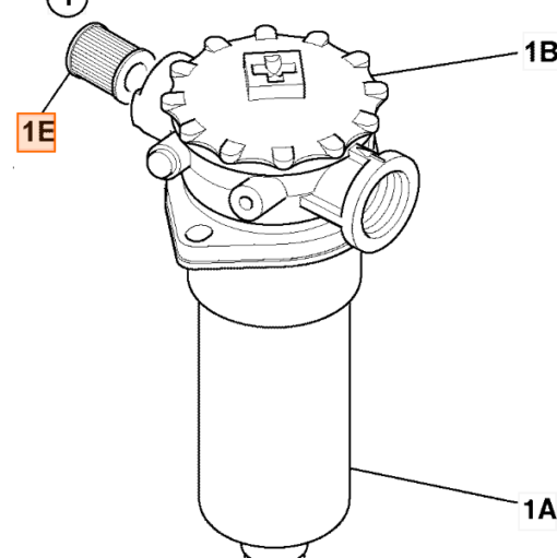 32/925971 NEXGEN Hydraulický filter odvetrávania JCB