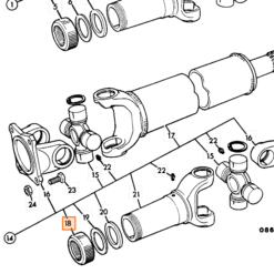 914/35403 OEM Matica kardane JCB