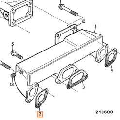 02/101408 Tesnenie sania bakelitové JCB, Perkins