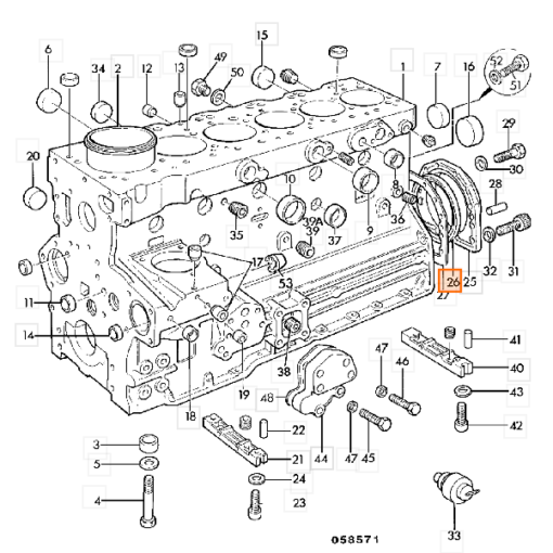 02/101436 PERKINS Simering/gufero 133,5x159x11 JCB