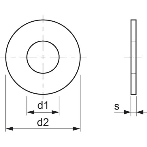 45x70x2mm Vymedzovacia podložka JCB 823/00470-2