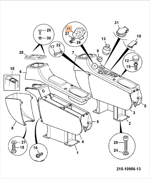 716/30155 ORIGINAL Potenciometer JCB